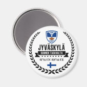 Jyväskylä Magnet (Vorderseite/Rückseite)