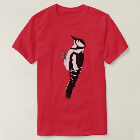 Jzbirds Woodpecker Vogel Design muss T-Shirt (Design vorne)