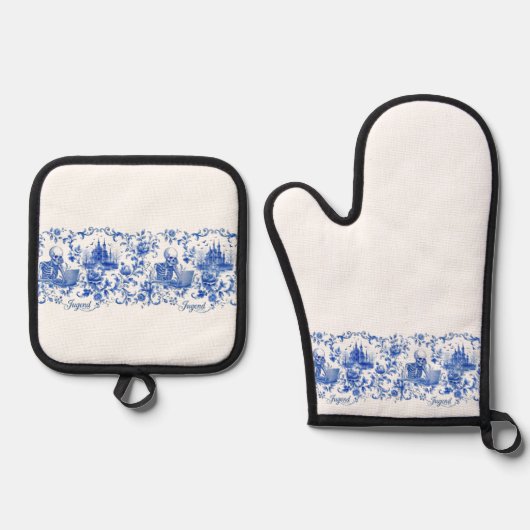K01 OFENHANDSCHUH & Topflappen-Set (Vorderseite)