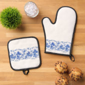 K01 OFENHANDSCHUH & Topflappen-Set (Oben Unten)