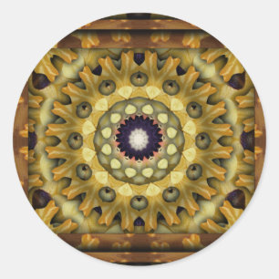 K117 Herbst Kali Runder Aufkleber