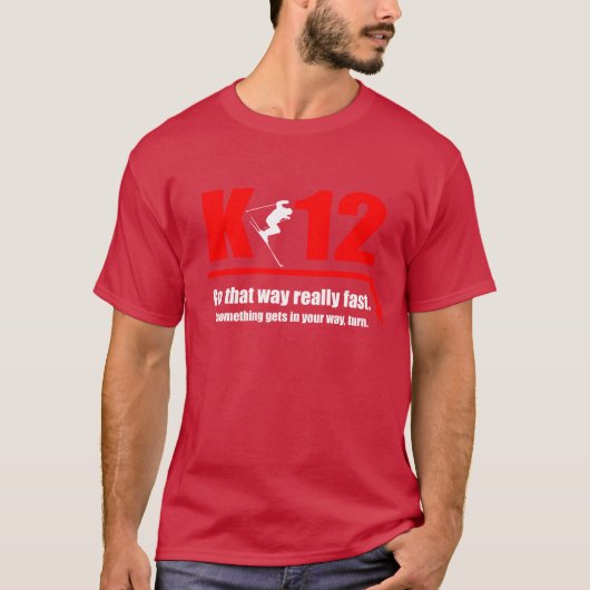 K12 Dunkle Freunde T-Shirt (Vorderseite)