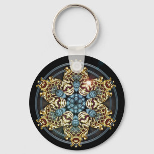 K150 Gold in blau Schlüsselanhänger