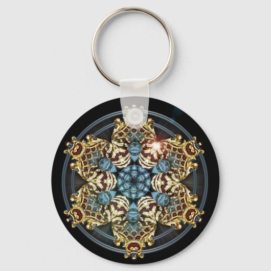 K150 Gold in blau Schlüsselanhänger (Vorderseite)