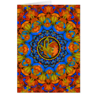 K185 Herbst auf Blue Abstrakt