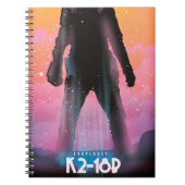 K2-18b Exoplanet Space Art Notizblock (Vorderseite)