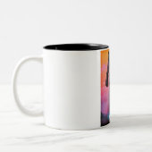 K2-18b Exoplanet Space Art Zweifarbige Tasse (Links)