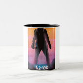 K2-18b Exoplanet Space Art Zweifarbige Tasse (Mittel)