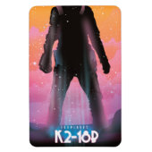 K2-18b Exoplanet Weltraumkunst Magnet (Vertikal)