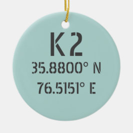 K2 Breite und Länge Keramik Ornament