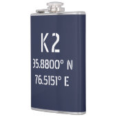 K2 Breitengrad Flachmann (Links)