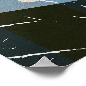 K2 Mountain Climb Reiseplakat Poster (Ecke)