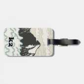 K2 Mountain Travel Poster Gepäckanhänger (Rückseite horizontal)