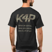 K4P Wüstenlogo T-Shirt (Rückseite)