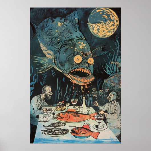 K84 Gluttony Illustration von Tove Jansson Poster (Vorne)