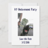 K9 Ausschreibung Save The Date (Vorderseite)
