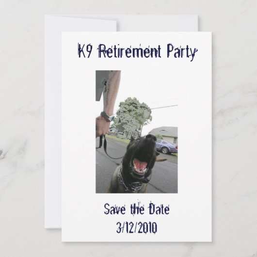 K9 Ausschreibung Save The Date (Vorderseite)