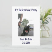 K9 Ausschreibung Save The Date (Stehend Vorderseite)