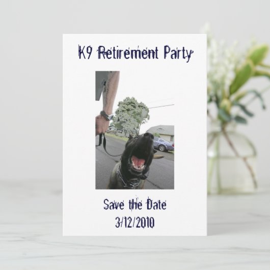 K9 Ausschreibung Save The Date (Stehend Vorderseite)