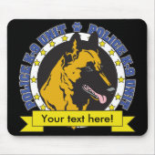 K9 Belgier Malinois Mousepad (Vorne)