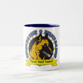 K9 Belgier Malinois Zweifarbige Tasse (Mittel)