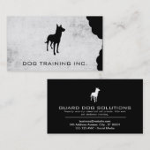 K9 | Bite Mark | Grunge Visitenkarte (Vorne/Hinten)