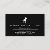 K9 | Bite Mark | Grunge Visitenkarte (Rückseite)