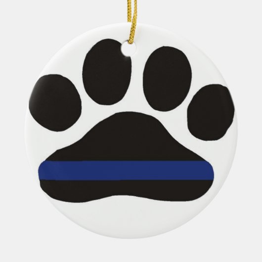 K9 Blue Line verzieren Keramikornament (Vorne)