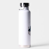 K9 Deutsche Schäferpolizei Dog Thin Blue Line Flag Trinkflasche (Rechts)