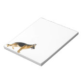 K9 Deutscher Schäferpolizist Notizblock (Rotiert)