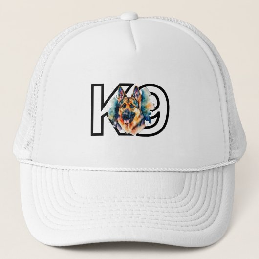 K9 Dog - Der beste Freund Truckerkappe (Vorderseite)