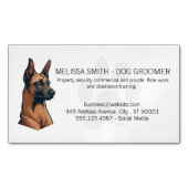 K9 Dog | Paw Magnetische Visitenkarte (Vorderseite)