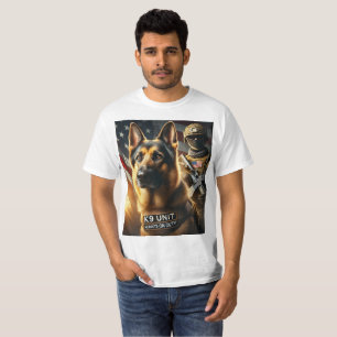 K9 Einheit - Immer im Dienst Ein Tribut an Polic T-Shirt