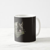 K9 Einheit - Malinois - belgischer Schäfer Kaffeetasse (VorderseiteRechts)