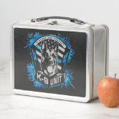 K9 Einheit - Malinois - belgischer Schäfer Metall Brotdose (Beispiel)