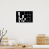 K9-Einheit - Malinois-Kalender 2018 Poster (Küche)