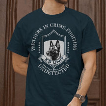 K9-Einheit - Partner im T - Shirt der Kriminalität