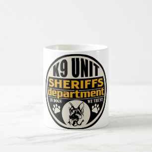 K9-Einheit Sheriff-Abteilung Kaffeetasse