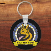 K9 German Shepherd Schlüsselanhänger (Vorderseite)