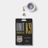 K9-Handler Ausweis (Vorderseite mit Ausziehbar)