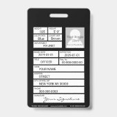 K9-Handler Ausweis (Rückseite)