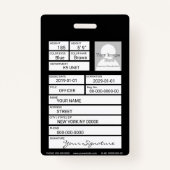 K9-Handler Ausweis (Rückseite)