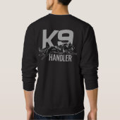 K9 Handler - Holländischer Schäferhund Sweatshirt (Rückseite)