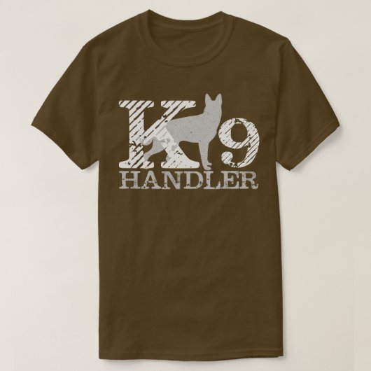 K9 Handler K9 Einheit Deutscher Hirte (1) T-Shirt (Design vorne)