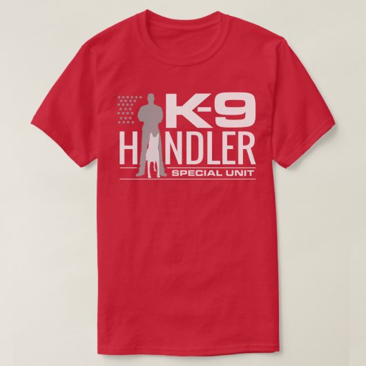 K9 Handler K9 Einheit Malinois 2 (2) T-Shirt (Design vorne)