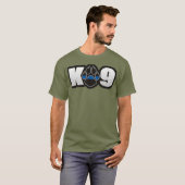 K9 Handler Polizeibeamte Sheriff Thin Blue Line T-Shirt (Vorne ganz)