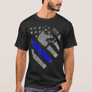 k9-Handlerpolizist T-Shirt