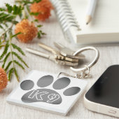 K9 Hundeliebhaber Schlüsselanhänger (Vorderseite rechts)