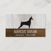 K9 | Hundeschulung | Business Card Holz Visitenkarte (Vorderseite)