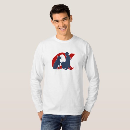 k9-Hundetraining T-Shirt (Vorne ganz)